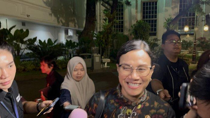 LAPOR PRABOWO - Menteri Keuangan Sri Mulyani menggelar rapat sekaligus buka puasa bersama Presiden Prabowo Subianto di Istana Kepresidenan, Jakarta, Rabu, (12/3/2025). (Taufik Ismail)