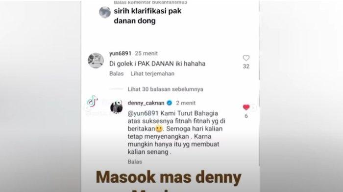 Tanggapan Denny Caknan.