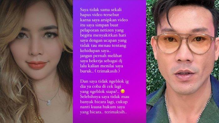 Bantah telah menghapus unggahan video tentang tantang ulang tes DNA ke Denny Sumargo. Verny Hasan menyebut hanya menyimpan videonya saja.