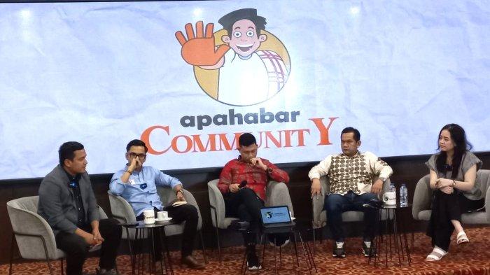 Webinar bertajuk 'Adu Gagasan Jubir Milenial Penegak Hukum dan HAM' yang diselenggarakan oleh Apahabar Community, di Sahid Sudiman Center, Jakarta, Kamis (6/12/2023).
