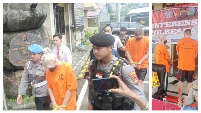 2 WNA Rusia jaringan postitusi internasional ditangkap di Bali, jajakan 129 PSK dari berbagai negara, ada catalog PSK. Kini 2 WNA yang terlibat binis lendir itu telah digiring di halaman Polres Badung, pada Senin 13 Januari 2025.