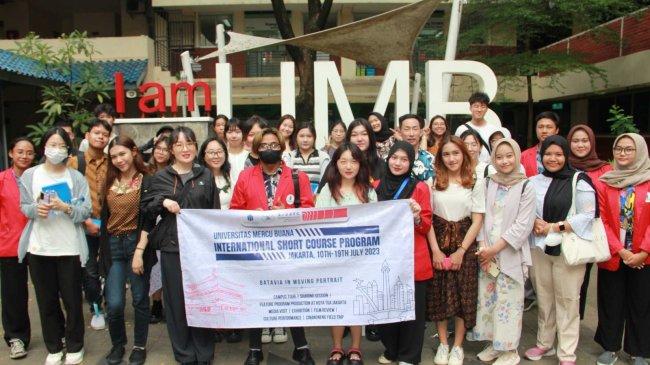 60 Mahasiwa Asal China Ikuti Short Course Program di Universitas Mercu Buana