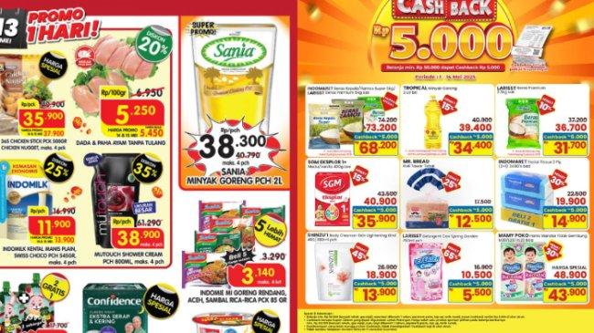 Katalog Promo Superindo dan Indomaret Selasa 13 Mei 2025: Minyak Goreng Sania 2L Rp38.300