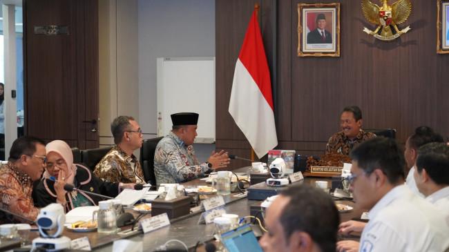 Perkuat Sektor Perikanan, Bupati Bogor Audiensi dengan Menteri Kelautan