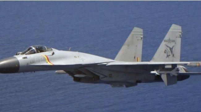 Jet Tempur China J-15 Nyaris Tabrakan dengan Pesawat Patroli Jepang di  Langit Pasifik - TribunNews.com