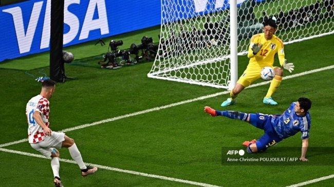 Jepang vs Kroasia, Ivan Perisic Cetak Gol Sundulan Jarak Jauh, Laga Sengit Jadi Imbang 1-1