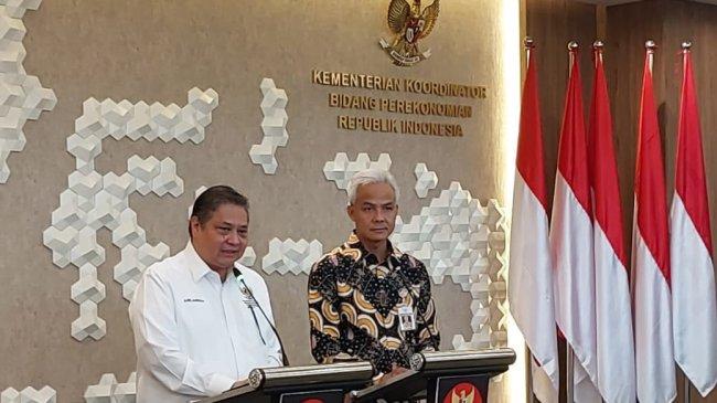 Menko Airlangga Bertemu Ganjar Pranowo Bahas 37 Proyek Strategis di Jateng Senilai Rp 258,76 Triliun