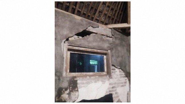 Sejumlah Rumah Warga di Gunungkidul Rusak Imbas Gempa Bantul 6,4 Magnitudo, Ada yang Temboknya Jebol