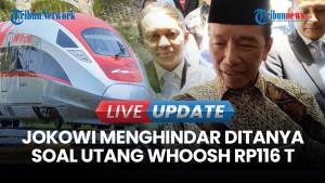 Jokowi Menghindar saat Ditanya Soal Utang Whoosh Rp116 Triliun, Hanya Lempar Senyum