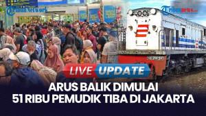 Arus Balik H+2 Lebaran 2026, 51 Ribu Pemudik Tiba Melalui Stasiun Pasar Senen & Gambir