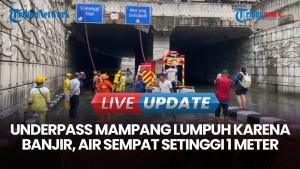 Banjir Masih Menggenang di 148 RT dan 20 Ruas Jalan, Underpass Mampang Lumpuh