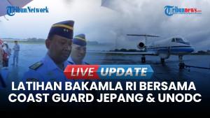 Momen Personel Bakamla Terbang Pakai Gulfstream V Coast Guard Jepang Keliling Teluk Jakarta