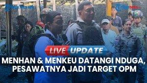 Momen Menhan Sjafrie dan Menkeu Sri Mulyani Datangi Nduga Papua Pakai Rompi Anti-peluru