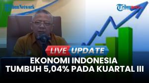 BPS Umumkan Perekonomian Indonesia Kuartal III Tumbuh 5,04 Persen
