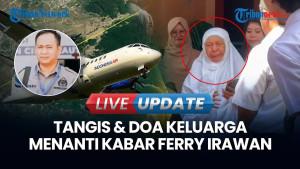 Tangis & Doa Ibu Ferry Irawan Menanti Kabar Anak Usai Kecelakaan Pesawat ATR 42-500
