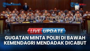 VIDEO Ketua MK Marah Pemohon Cabut Gugatan UU Polri, Padahal Polisi Sudah Hadir Full Team