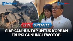 Pemerintah akan Percepat Pembangunan Hunian Tetap untuk Korban Erupsi Gunung Lewotobi