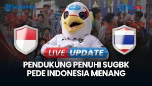 Ribuan Suporter Timnas Indonesia U-23 Padati GBK Jelang Laga Kontra Thailand