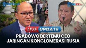 Presiden Prabowo Bertemu CEO Konglomerasi Rusia di Istana Kepresidenan Jakarta