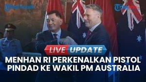 Jamu Makan Siang Wakil PM Australia, Menhan Sjafrie Turut Perkenalkan Senjata Pindad