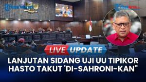 Hasto Khawatir Rumahnya ‘Di-Sahroni-kan’ Sebut Korupsi Bukan Kejahatan Kemanusiaan