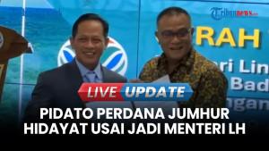 Pidato Perdana Jumhur Usai Jadi Menteri LH: Tegaskan Lawan 'Serakahnomics'