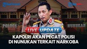 Kapolri Tegas Soal 4 Polisi Polres Nunukan yang Terjerat Narkoba: Apabila Terbukti, Pecat