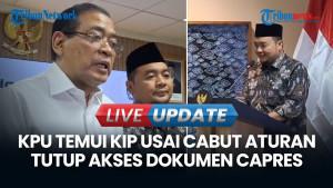 KPU Temui KIP Koordinasi Pengelolaan Informasi Soal Data Capres-Cawapres Rahasia