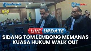 Kronologi dan Penyebab Pengacara Tom Lembong Walk Out Saat Persidangan