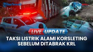 Polisi Sebut Taksi Listrik Alami Korsleting Listrik Sebelum Ditabrak KRL di Bekasi