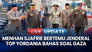 Pelukan Hangat Menhan Sjafrie Antar Jenderal Top Yordania Usai Diskusi Soal Gaza
