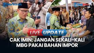 Cak Imin Ingatkan SPPG: Jangan Sekali-kali MBG Gunakan Bahan Impor