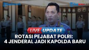 Rotasi Pejabat Polri: Kapolda Lampung, Sulsel, Bangka Belitung, dan Sulteng Bergeser