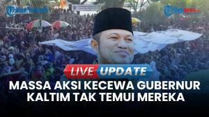 Rudy Mas'ud Keluar Kantor Gubernur Kaltim Malam Hari, Tak Temui Massa Pendemo