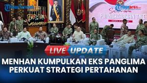 Bocoran Isi Pertemuan Menhan Sjafrie Sjamsoeddin dengan Eks Panglima TNI Hingga Senior Militer