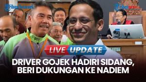 Saat Mulyono Driver Gojek Pertama Hadiri Sidang Praperadilan Nadiem: Karyanya Hidupi Jutaan Orang