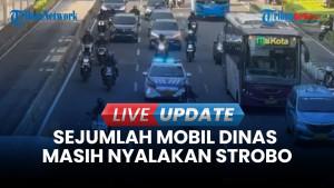 Sejumlah Mobil Dinas di Jakarta Masih Nyalakan Lampu Rotator di Tengah Penolakan Masyarakat
