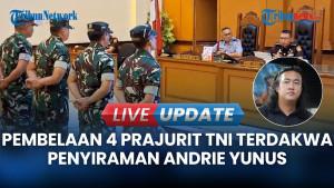 Empat Prajurit TNI Terdakwa Penyiraman Andrie Yunus Minta Dihukum Ringan