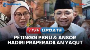 Pendukung Yaqut Cholil Qoumas Gunakan Pita Hijau Saat Hadiri Sidang Praperadilan