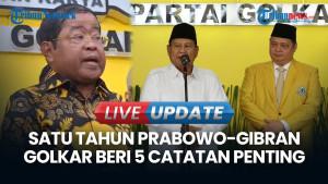 Golkar Beri Lima Catatan di Satu Tahun Pemerintahan Prabowo