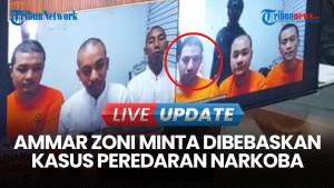 Saat Ammar Zoni Sampaikan Eksepsi dari Nusakambangan: Minta Dibebaskan Kasus Narkoba