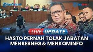Hasto Kristiyanto Ungkap Alasan Pernah Tolak Jabatan Mensesneg dan Menkominfo