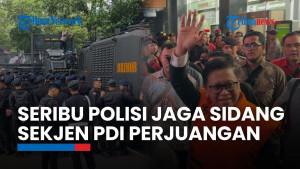 Seribu Polisi Jaga Sidang Hasto Kristiyanto