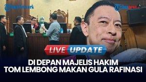 Momen Tom Lembong Bawa Gula Mentah, Putih dan Rafinasi ke Persidangan