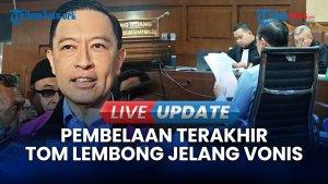 Kala Tom Lembong Minta Hakim Putuskan Perkara Impor Gula dengan Hati yang Jernih