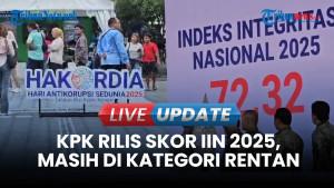 KPK Rilis Skor Indeks Integritas Nasional 2025, Masih Kategori Rentan