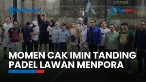 Momen Cak Imin Tanding Olahraga Padel Lawan Menpora Dito Ariotedjo