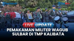 Wagub Sulbar Salim S Mengga Dimakamkan Secara Militer di TMP Kalibata