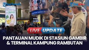 Kepadatan Pemudik di H-4 Lebaran di Stasiun Gambir & Terminal Kampung Rambutan