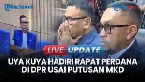 Momen Uya Kuya Hadiri Rapat Perdana di DPR Usai Putusan MKD
